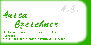 anita czeichner business card